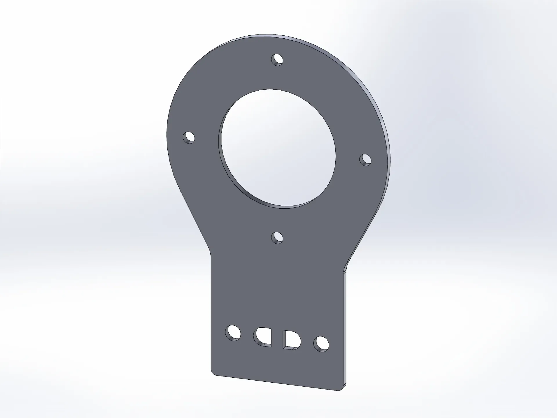 Bumper Support Light Brackets - Flat