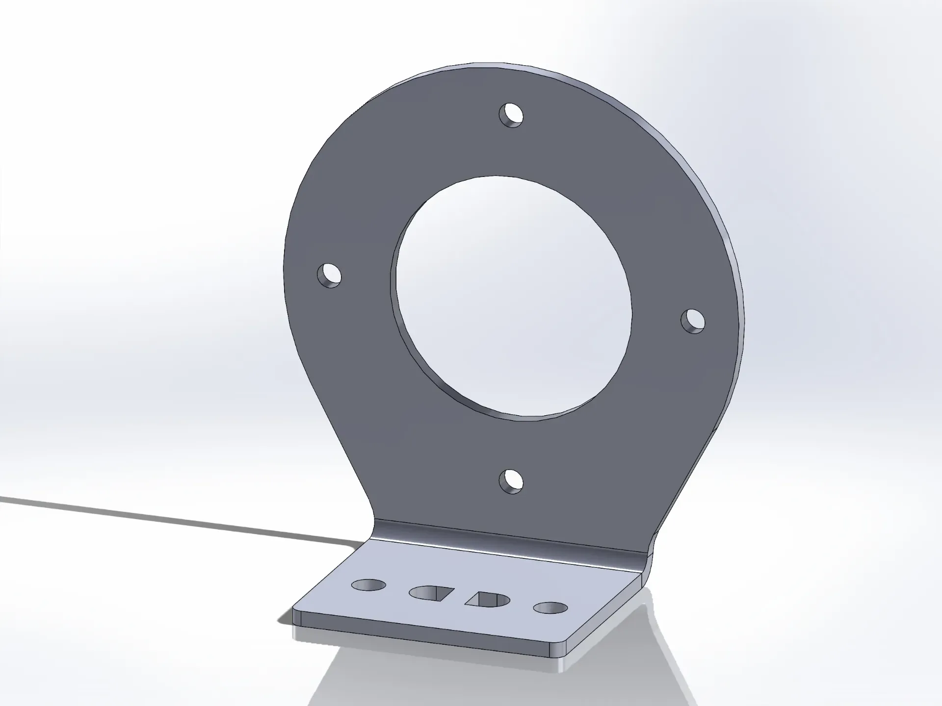 Bumper Support Light Brackets - 90 Degree