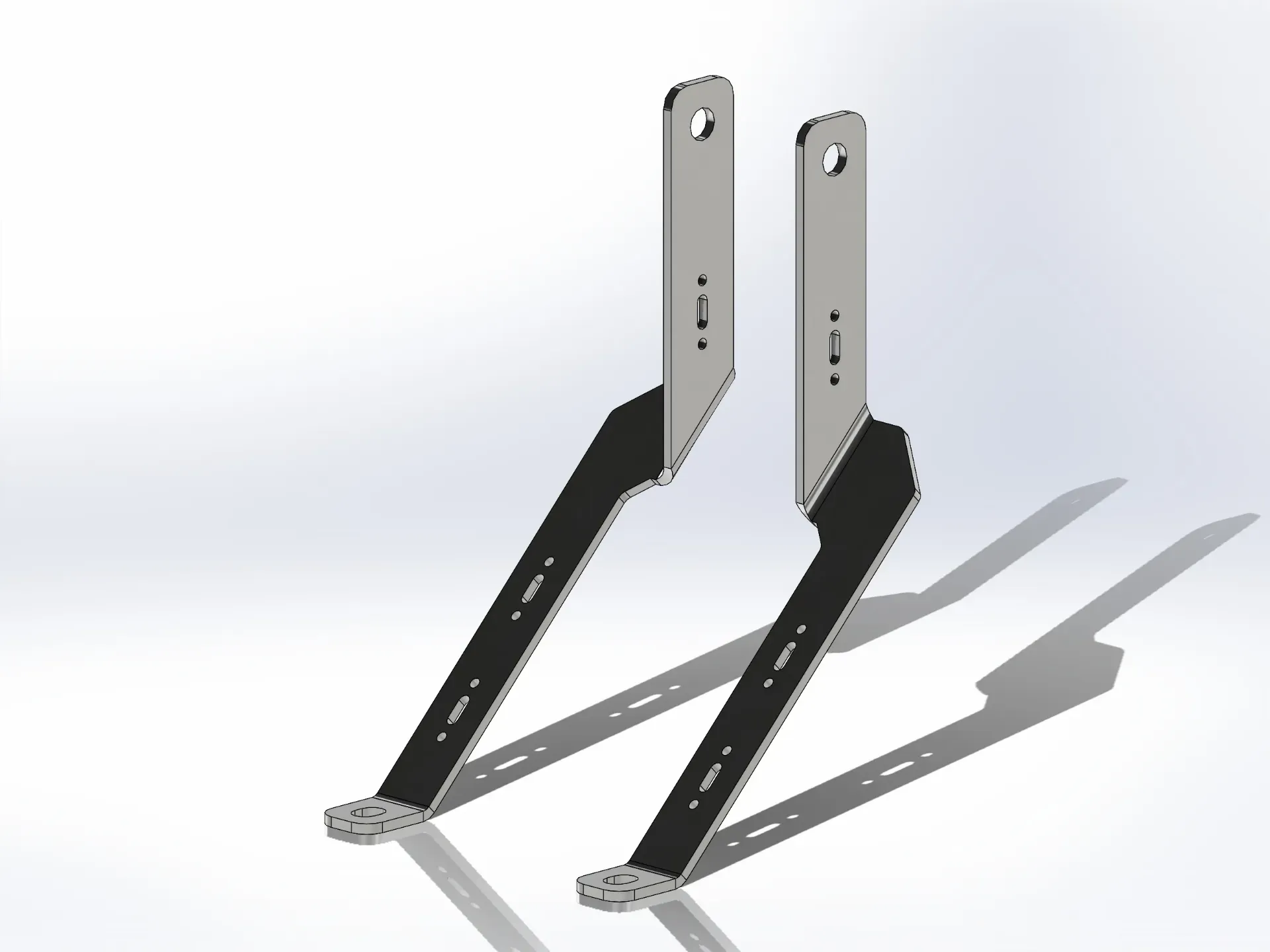Peterbilt 379 Bumper Support Brackets