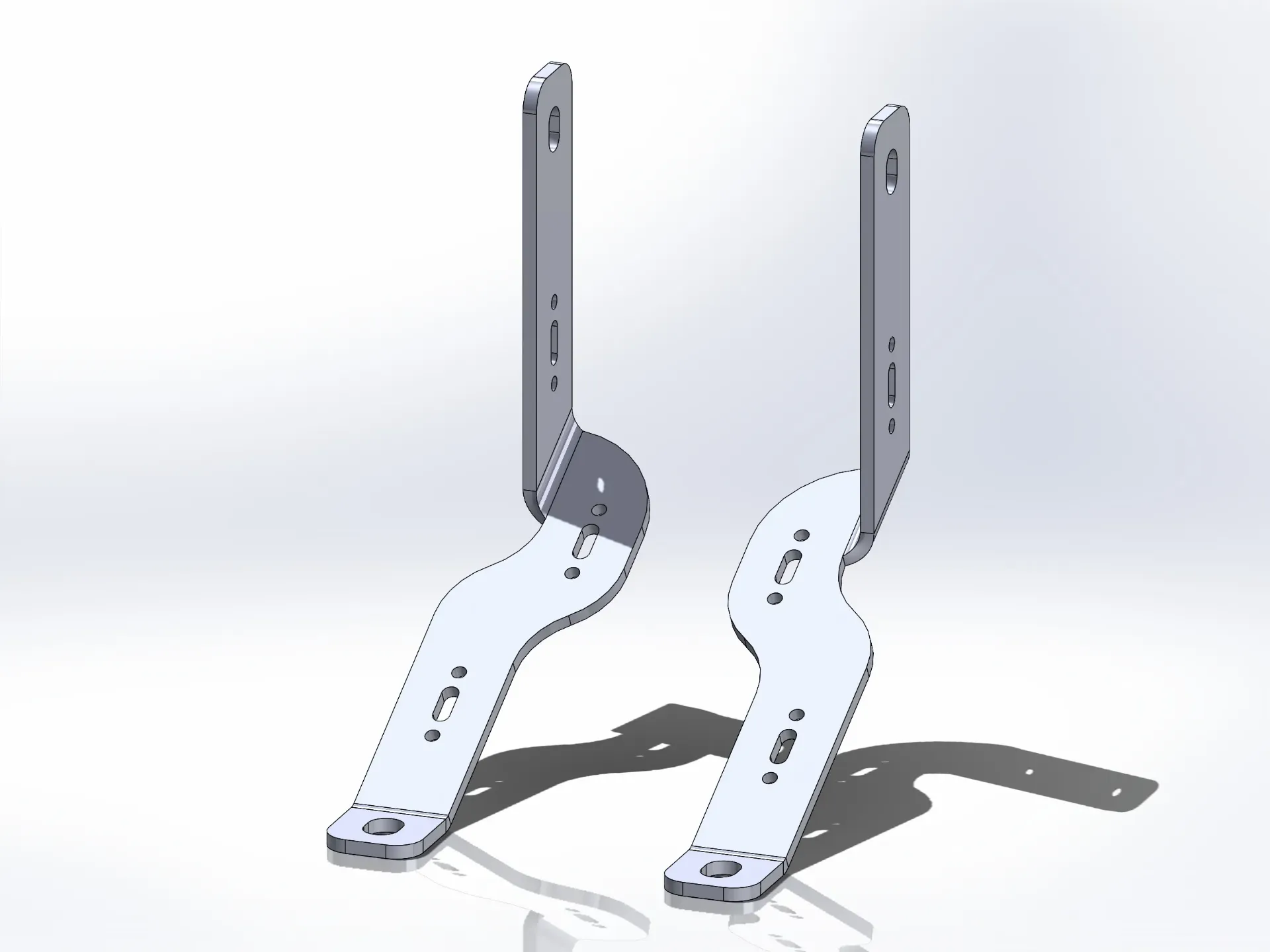 Peterbilt 389/589 Bumper Support Brackets