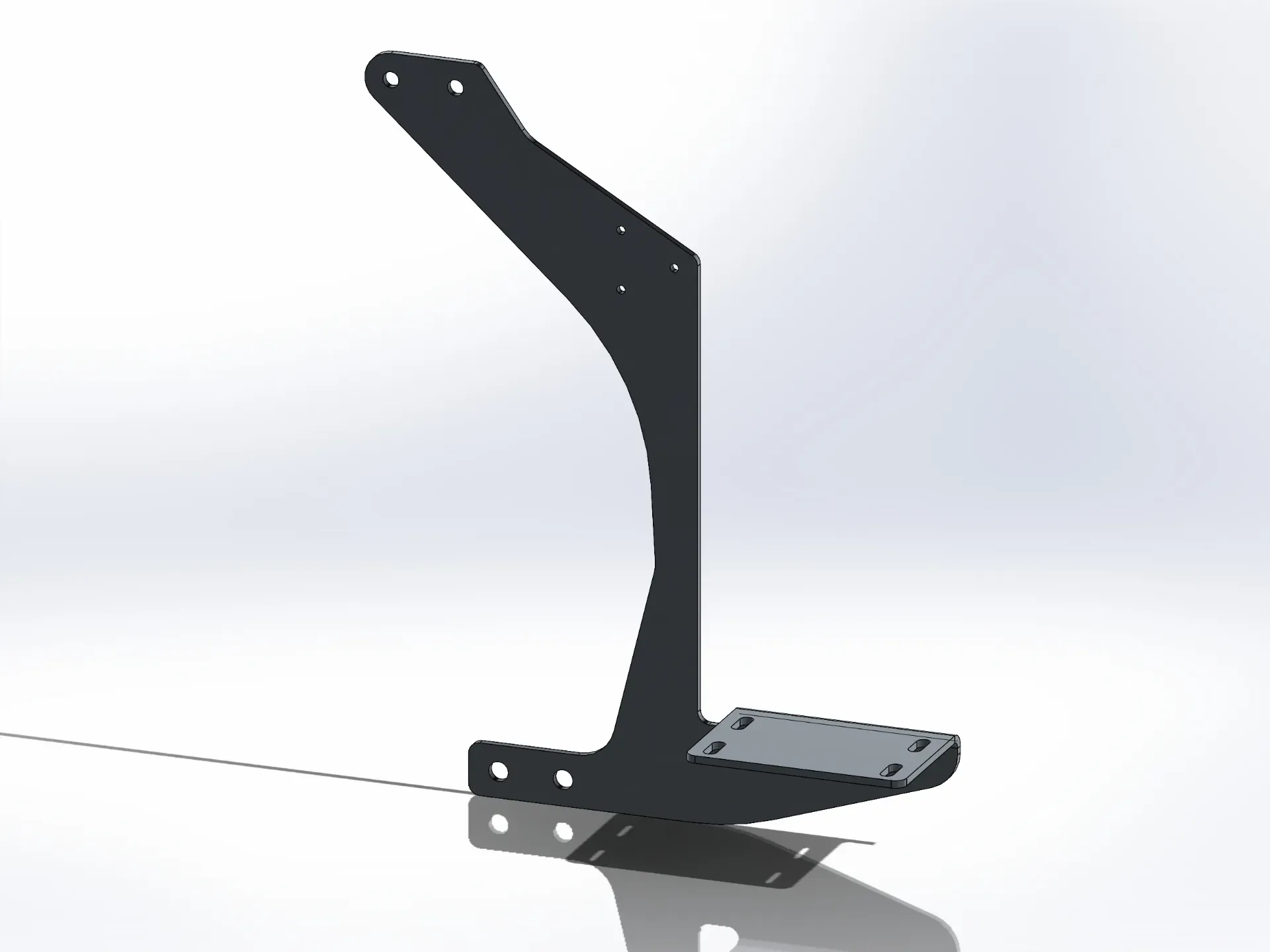 [SLI003647] Paccar Passengers Side DPF Box Step Cover Bottom Step Mounting Brackets