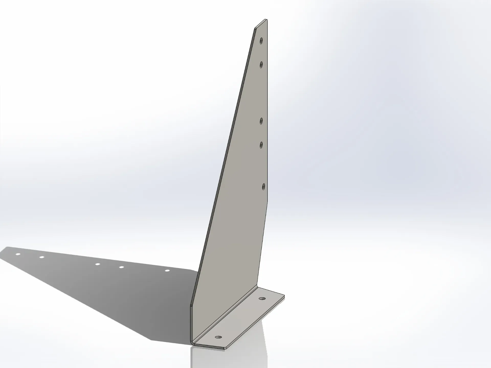 Kenworth Bottom Step Mounting Brackets - Old Style 9.5" | Aluminum