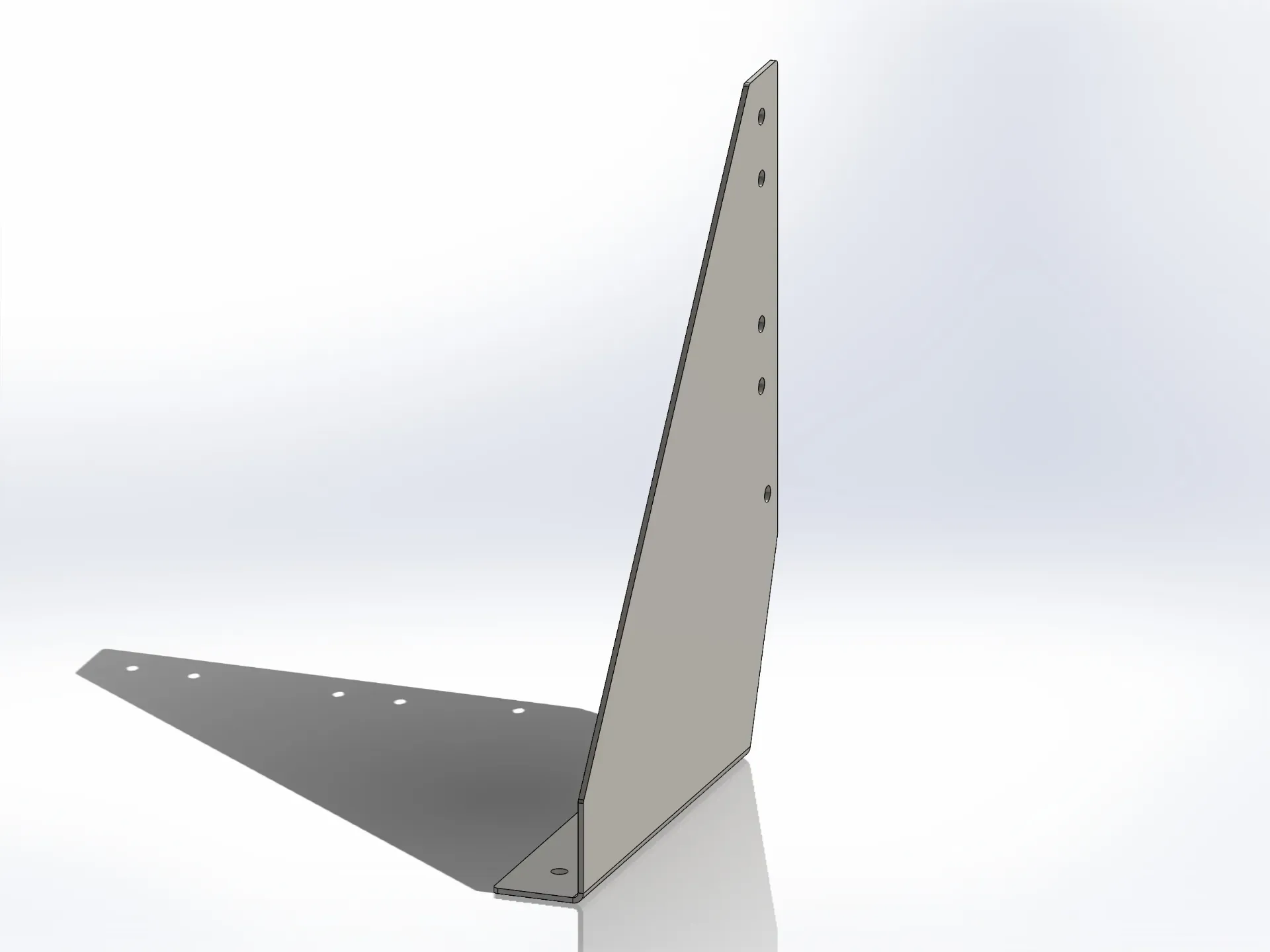 Kenworth Bottom Step Mounting Brackets - Old Style 9.5" | Aluminum