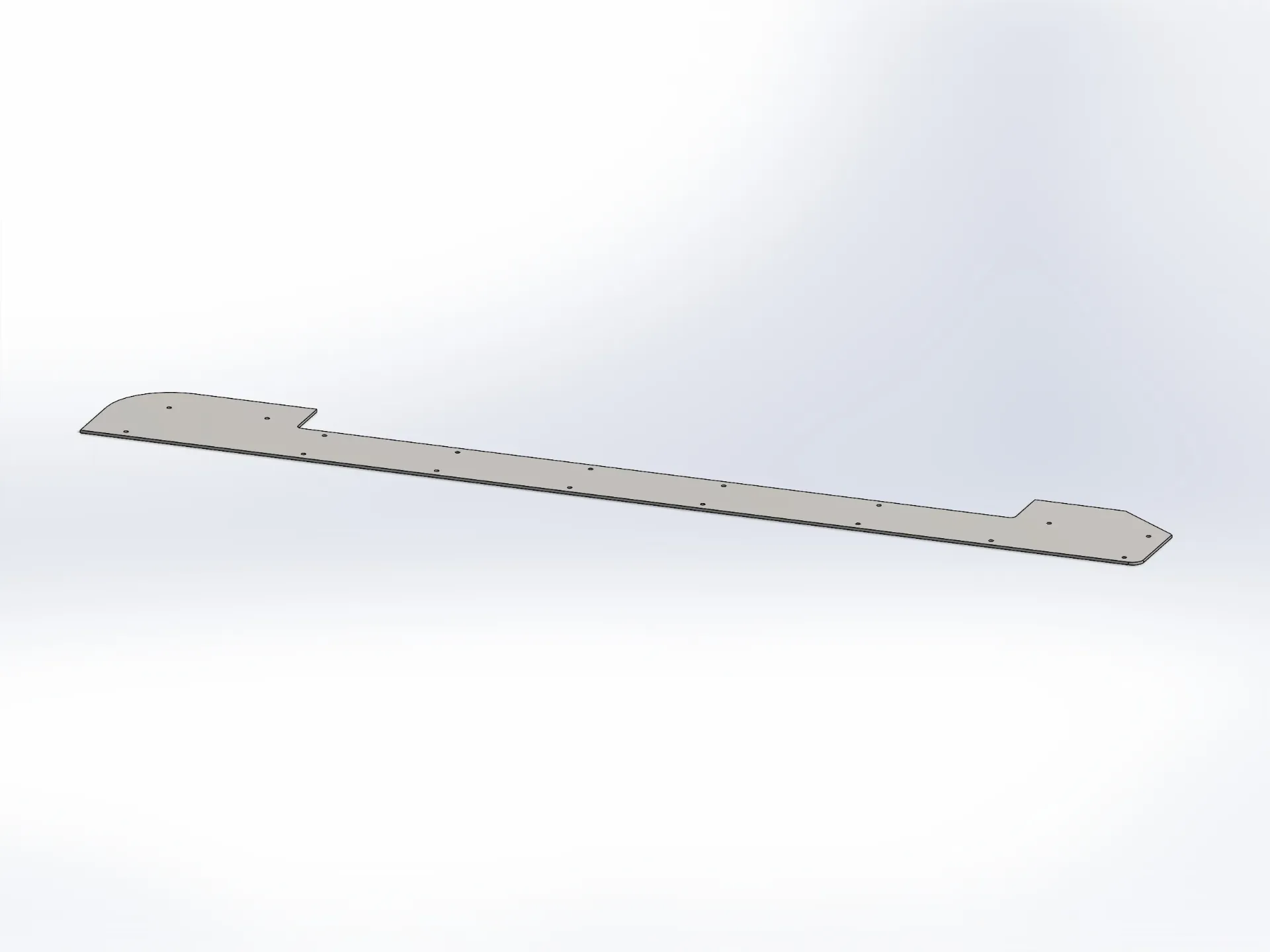 Peterbilt 379 Cab Floor Trims - Door Sills | Mirror Stainless