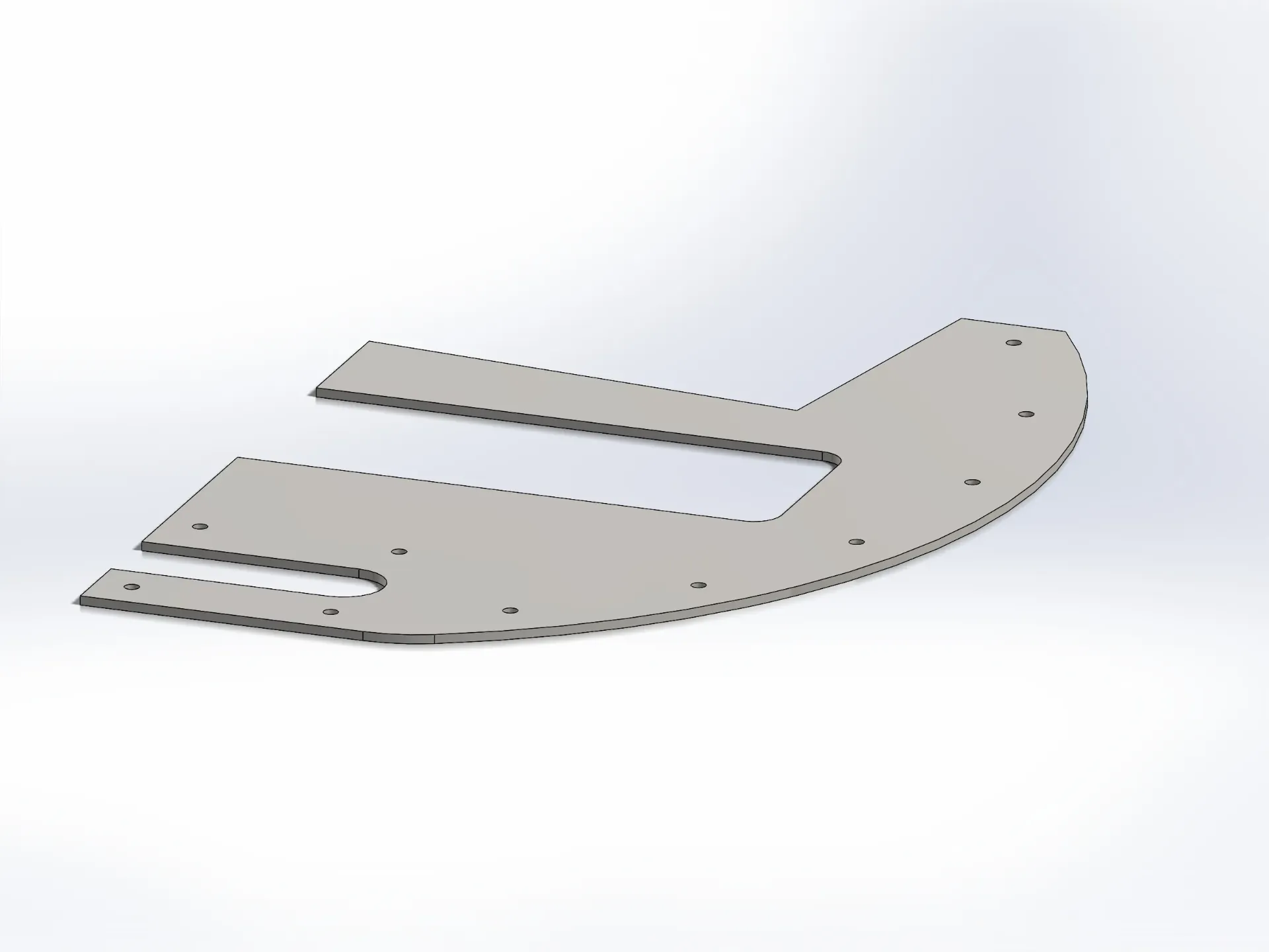 [SLI004185] Peterbilt 379 Cab Floor Trims - Pedals | Mirror Stainless