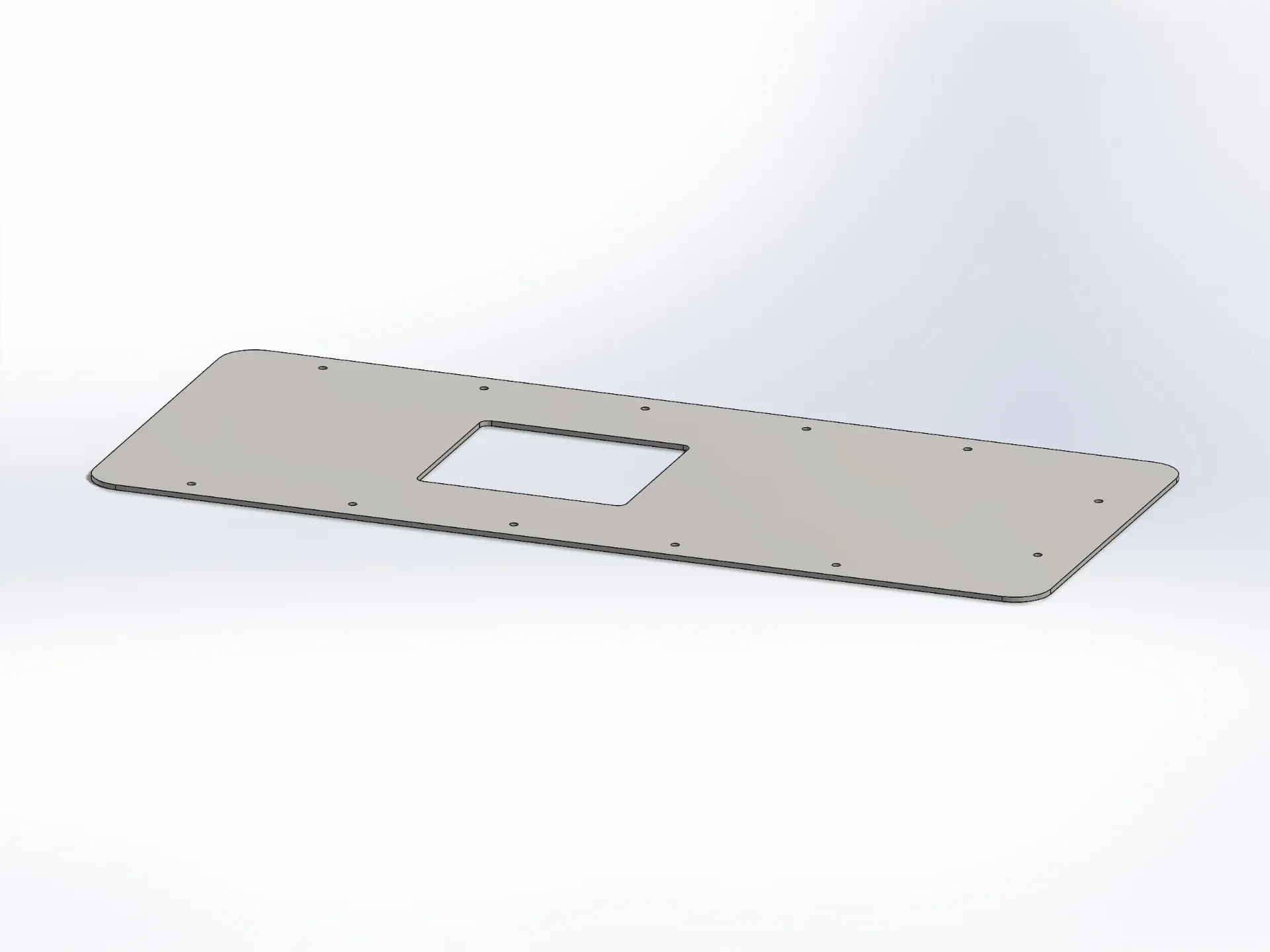 Peterbilt 379 Cab Floor Trims - Shifter | Mirror Stainless
