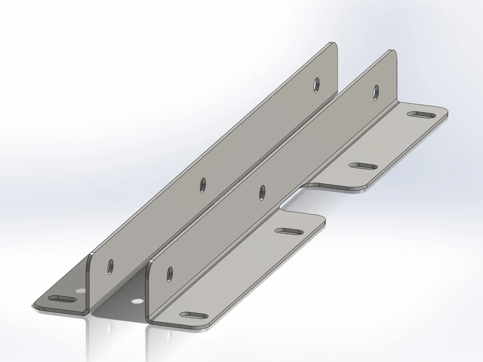 [SLI004285] Kenworth Sleeper Extension Skirting Mounting Brackets (Full Set)