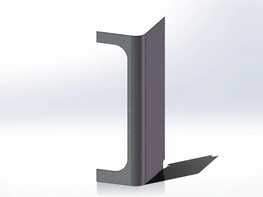 Peterbilt Old Style 379 Sleeper Panels - Back Corner Drivers Side