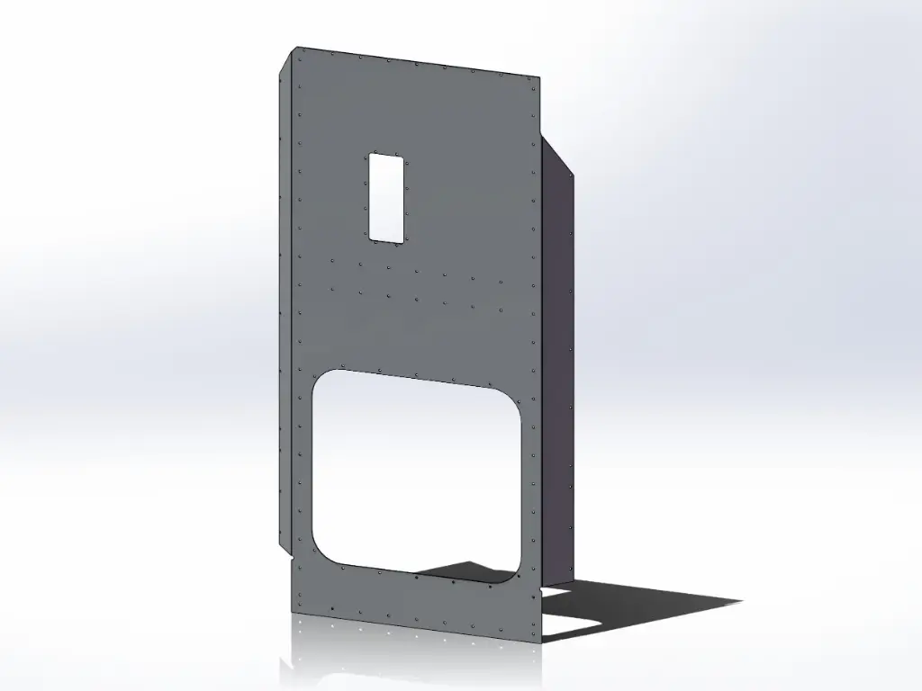 Peterbilt Old Style 379 Sleeper Panels - Passengers Side, 36" (44"), Flat Top