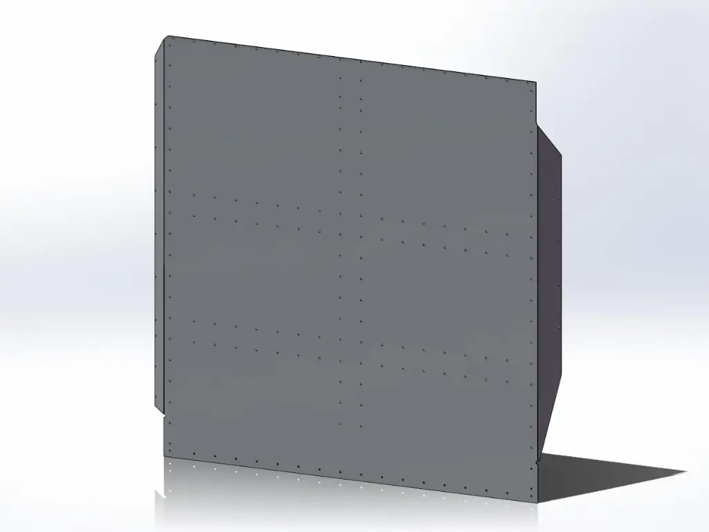 Peterbilt Old Style 379 Sleeper Panels - Passengers Side, 63" (72"), Flat Top