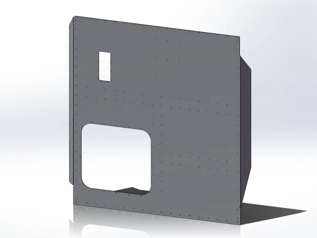 Peterbilt Old Style 379 Sleeper Panels - Passengers Side, 63" (72"), Ultra Cab