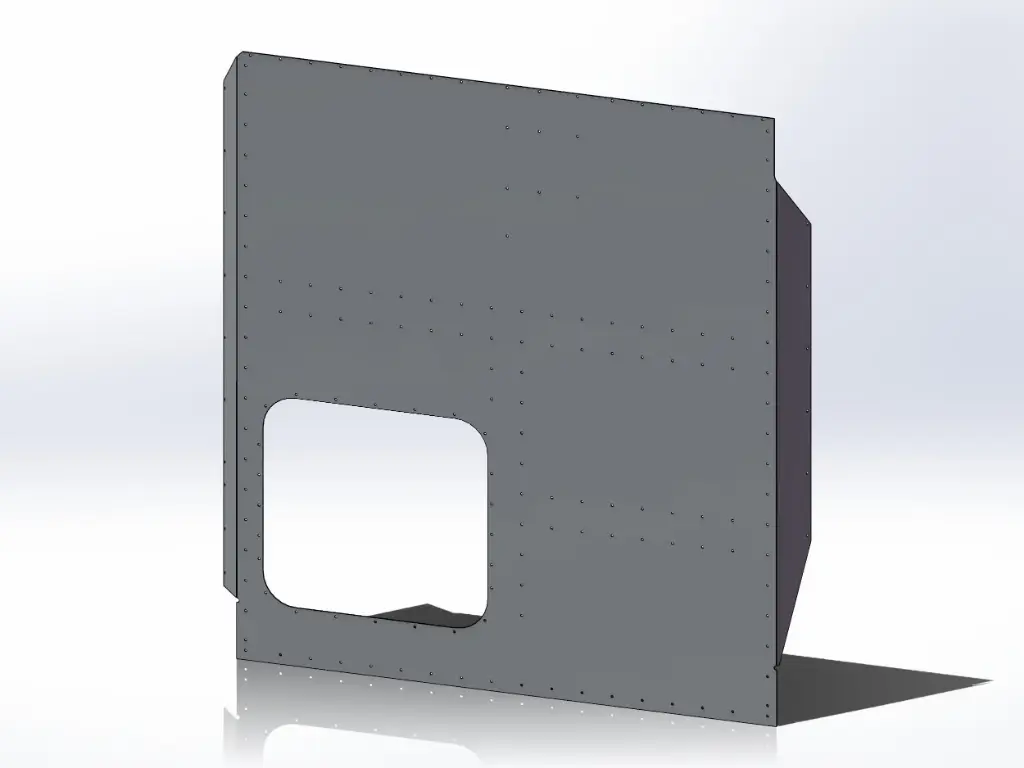 Peterbilt Old Style 379 Sleeper Panels - Passengers Side, 63" (72"), Ultra Cab