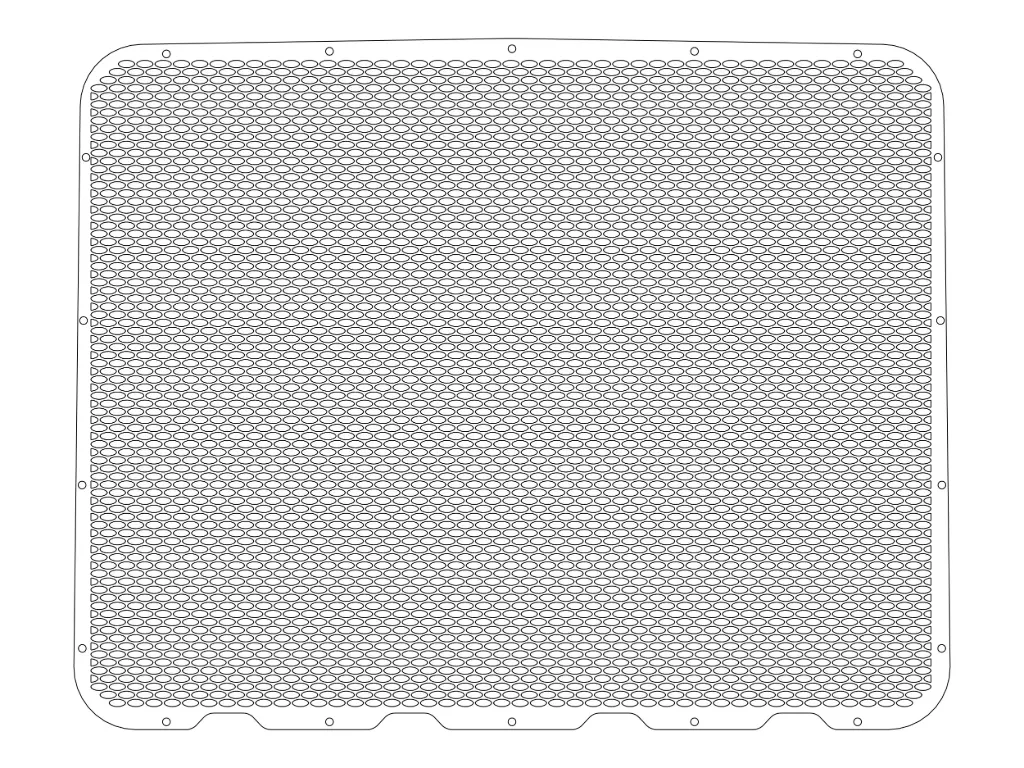 [SLI000644] Peterbilt 367 Punched Grills (16g)
