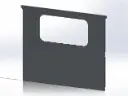 Peterbilt New Style 389 Sleeper Panels - Back