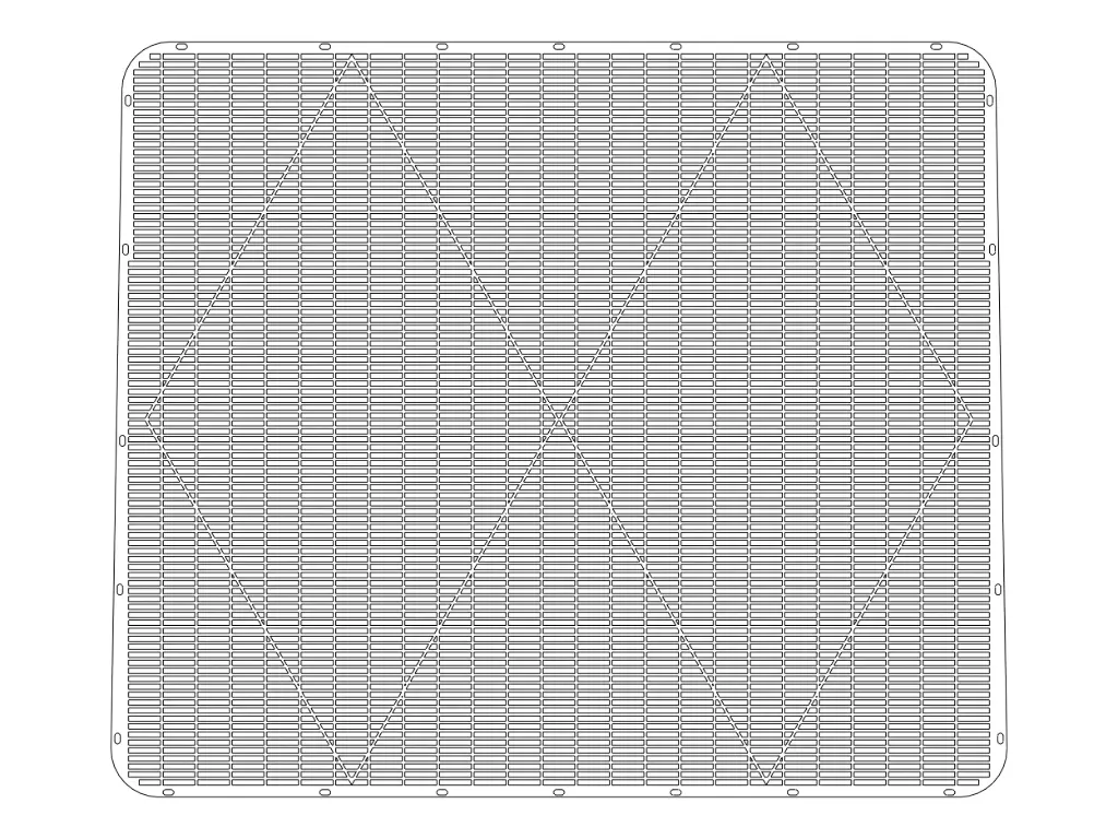 Peterbilt 379 Long Hood Punched Grills