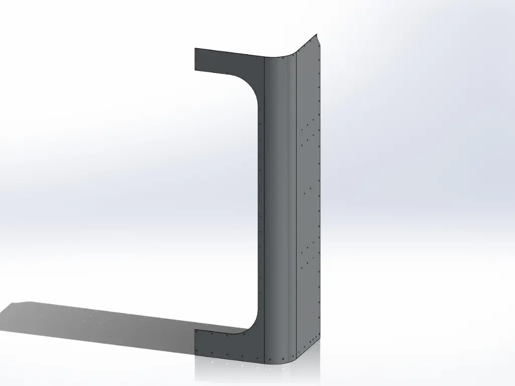 Peterbilt New Style 389 Sleeper Panels - Back Corner Drivers Side