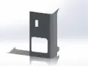 Peterbilt New Style 389 Sleeper Panels - Front Corner Passengers Side, 36" (44"), Flat Top
