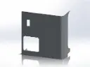 Peterbilt New Style 389 Sleeper Panels - Front Corner Passengers Side, 63" (72"), Flat Top