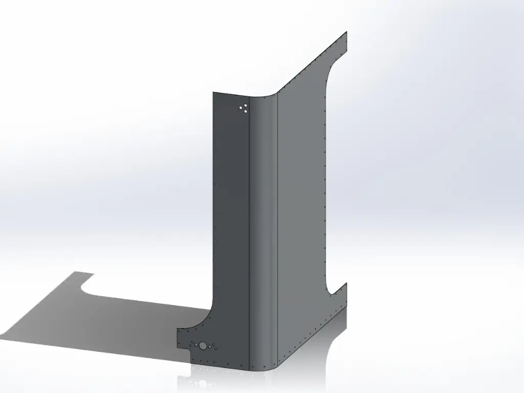 Peterbilt 5-Series Sleeper Panels - Front Corner Drivers Side, 63" (72")