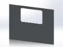 Kenworth Sleeper Panels - Back, Old Style