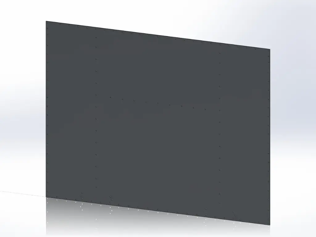 [SLI000136] Kenworth Sleeper Panels - Back, New Style (No Window)