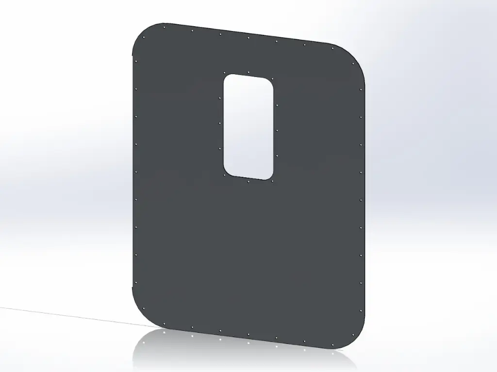 [SLI000140] Kenworth Sleeper Panels - Doors (Vent, Drivers Side)