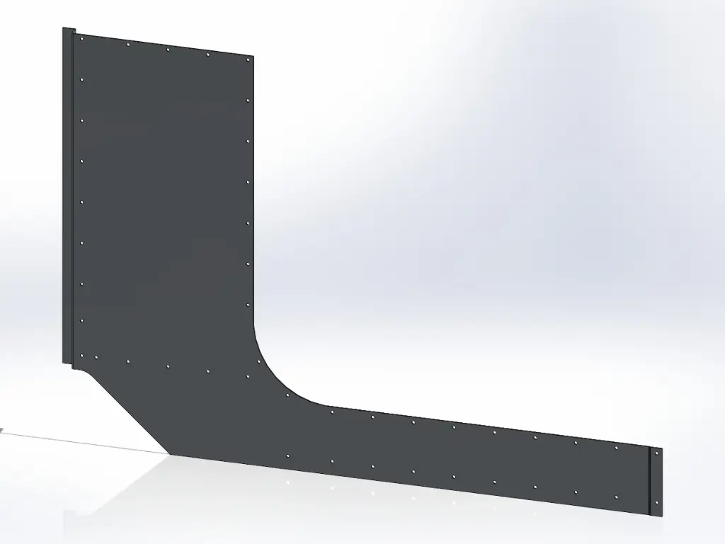 Peterbilt Cab Cowl / Air Cleaner Panels - 330/337 - Door Mount Mirrors