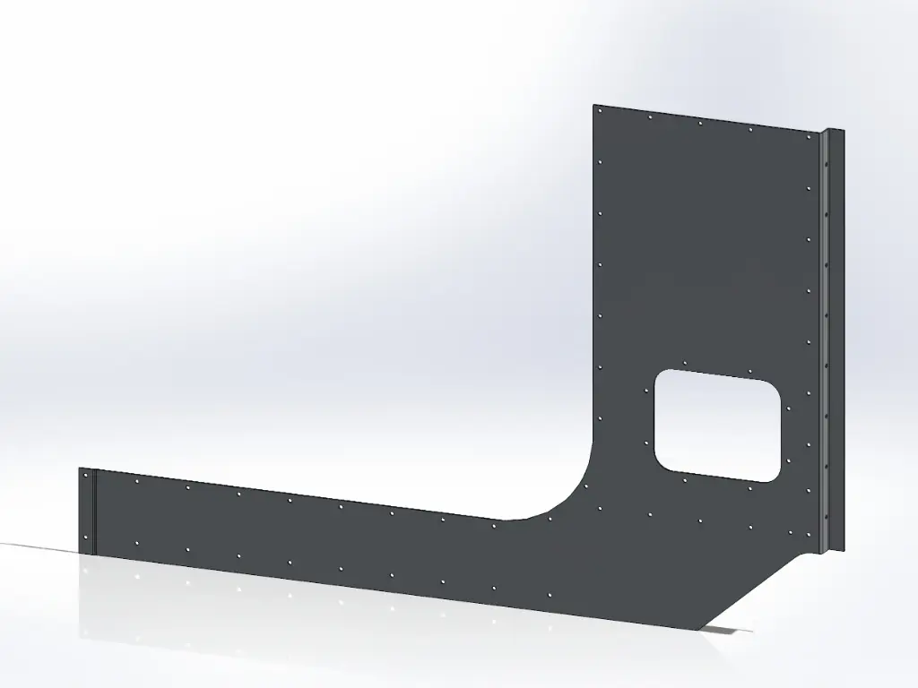 Peterbilt Cab Cowl / Air Cleaner Panels - 330/337 - Door Mount Mirrors