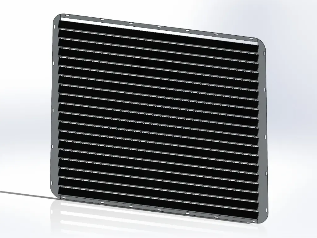 [SLI000824] Peterbilt 379 Long Hood Beveled Grills