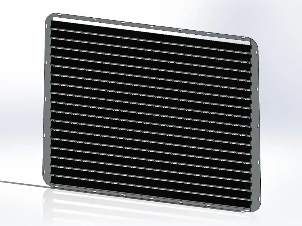 Peterbilt 379 Short Hood Beveled Grills