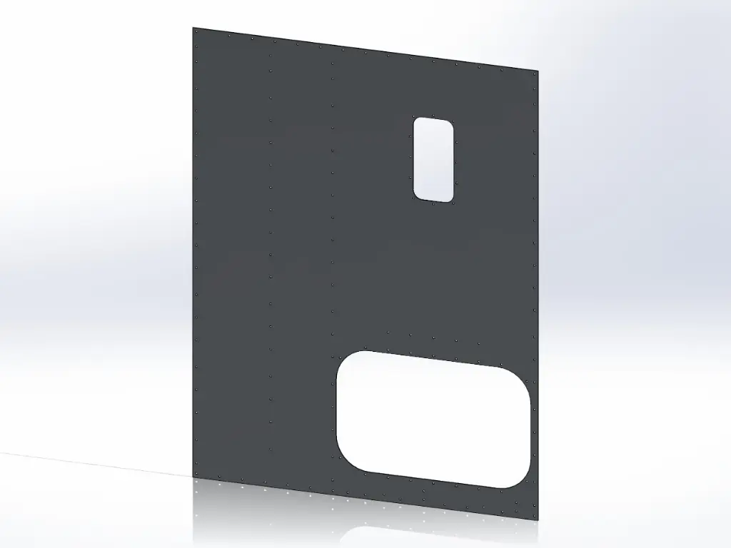 Kenworth Sleeper Panels - Sides, 72"