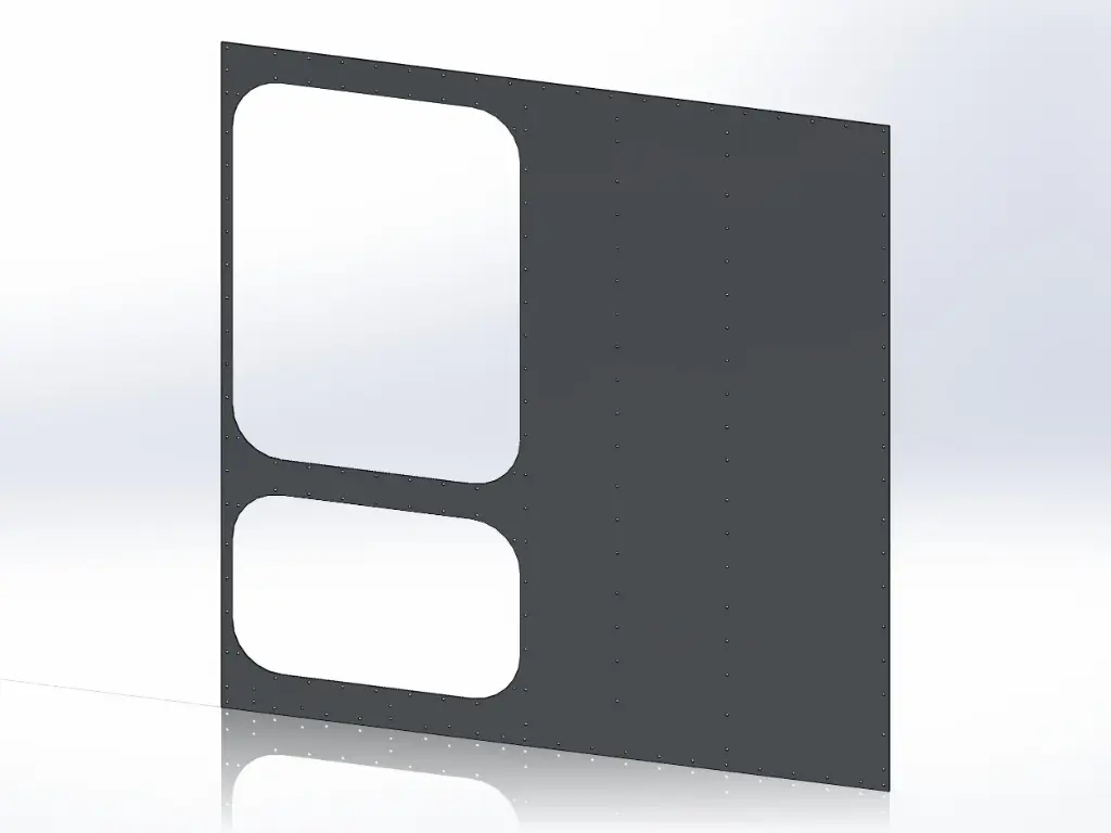 Kenworth Sleeper Panels - Sides, 86"