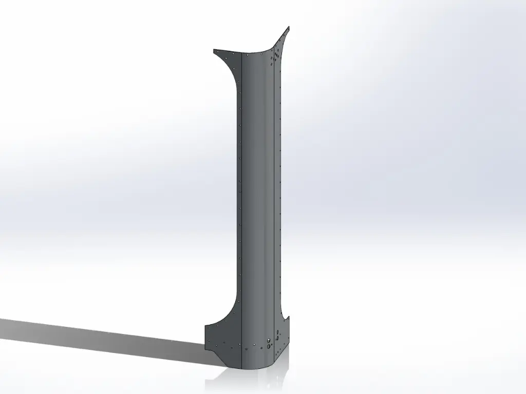 Peterbilt Cab Back Corner Panels - Flat Top