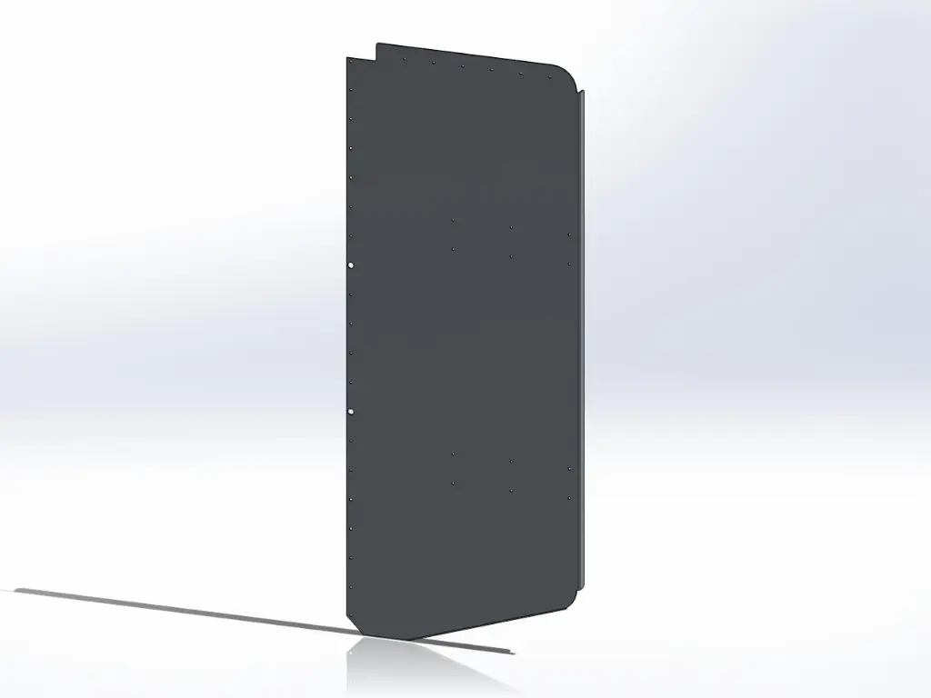 [SLI000172] Peterbilt 36″ (44″) / 48″ (58″) / 63″ (72″) Sleeper Extensions - Rivet On (Drivers Side)