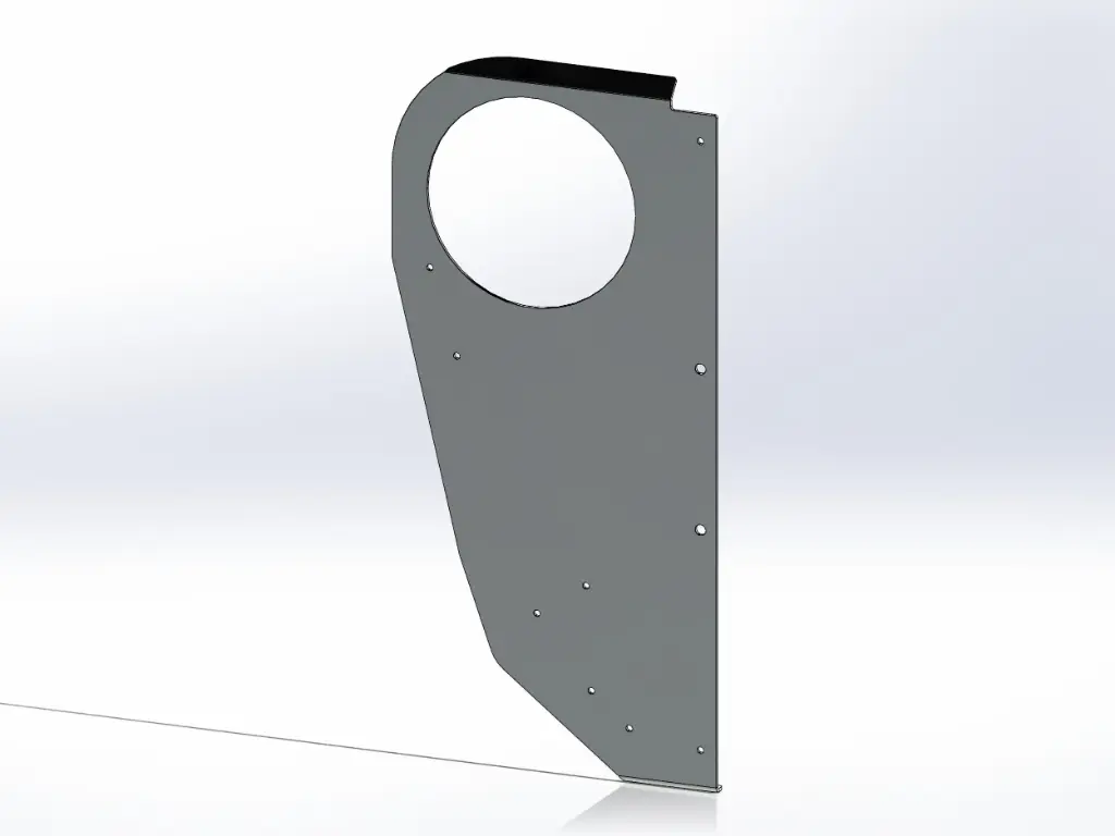 Kenworth Cab Air Cleaner Intake Panels - Stainless