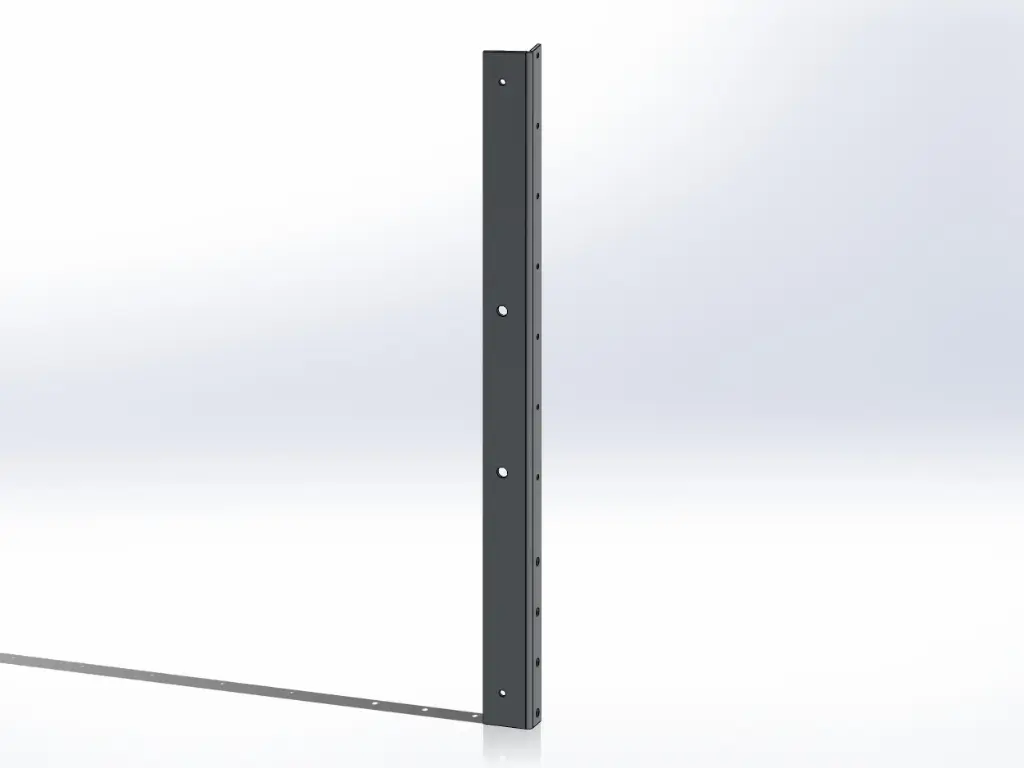 [SLI000198] Kenworth Cab Cowl / Air Cleaner Intake Panel Mounting Angles (Drivers Side)