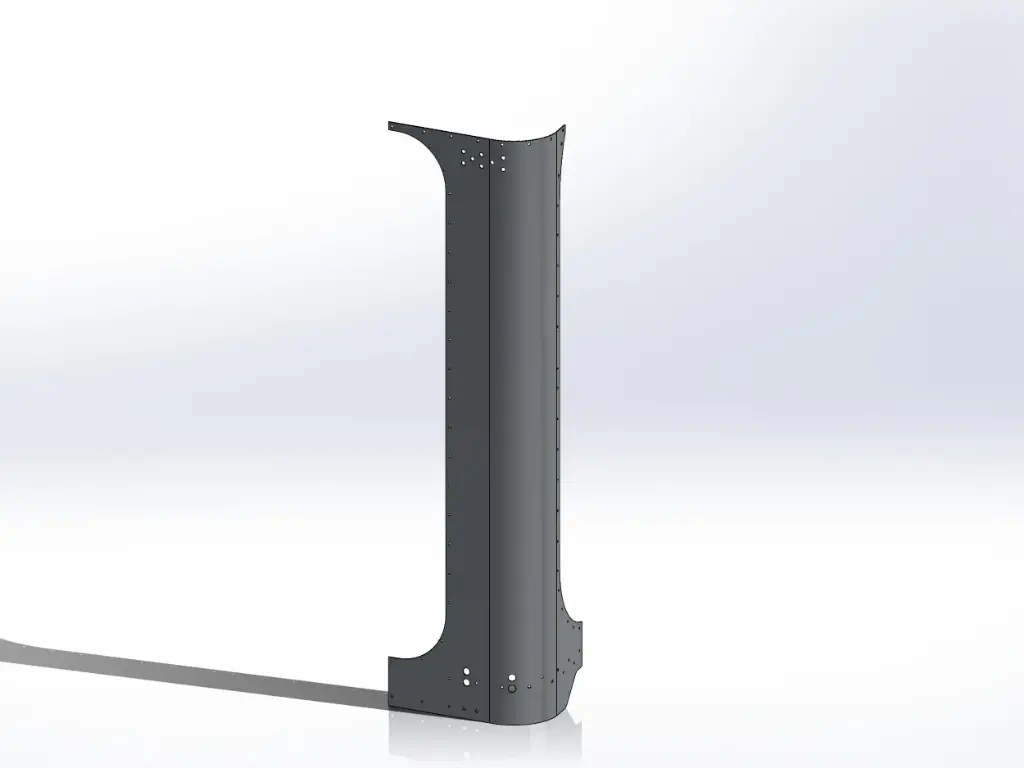 Peterbilt Cab Back Corner Panels - Ultra Cab