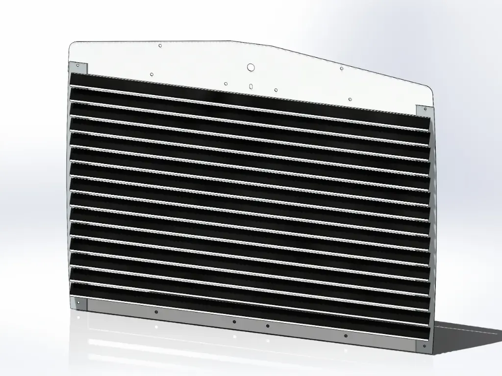 [SLI001288] Kenworth T800 Straight Beveled Grills