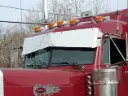 Peterbilt 3-Series Reverse Bow Tie Visors