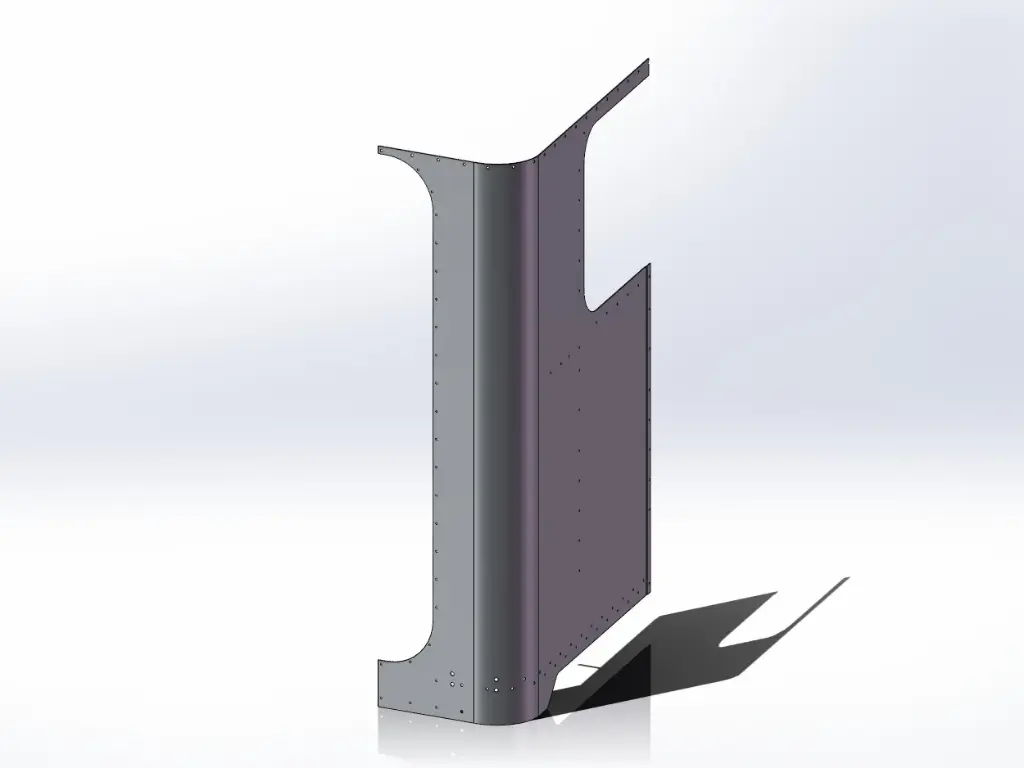 Peterbilt Day Cab Back Corner Panels - Old Style