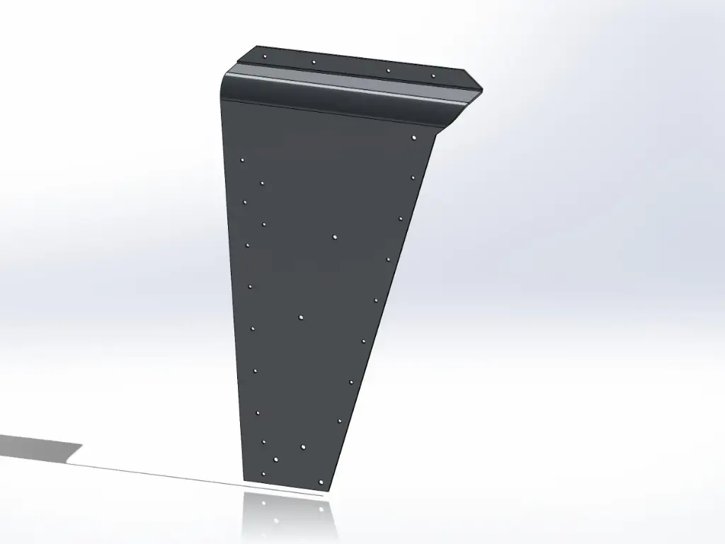 Peterbilt 359 Bottom Hood Panels - Short Hood