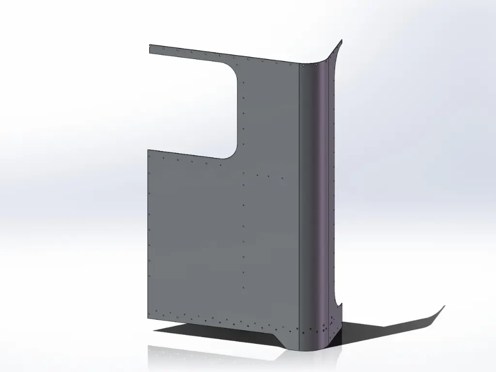 Peterbilt Day Cab Back Corner Panels - Old Style