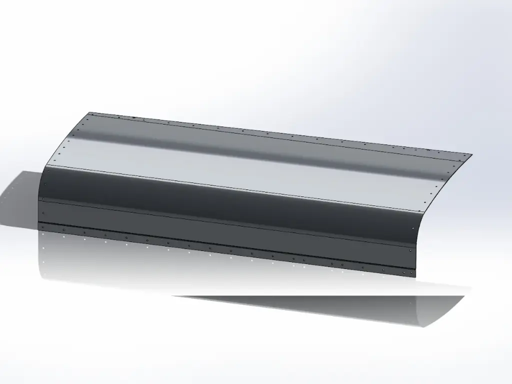 Peterbilt 359 Top Hood Panels - Short Hood