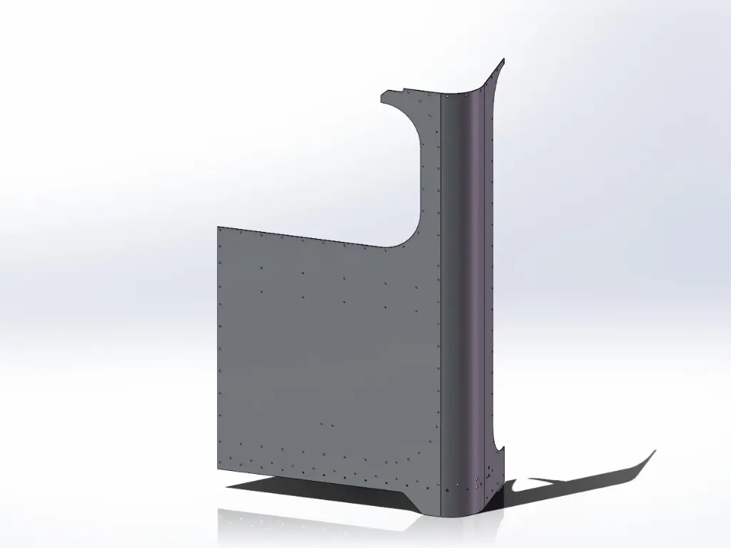 Peterbilt Day Cab Back Corner Panels - New Style