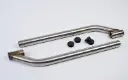Fender Brackets, Offset Pipes - Stainless Steel