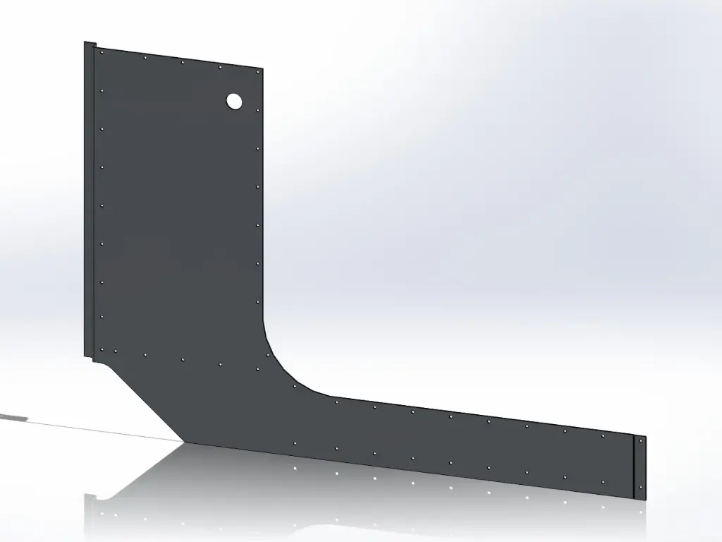 Peterbilt Cab Cowl / Air Cleaner Panels - 330/337 - Cab Mount Mirrors