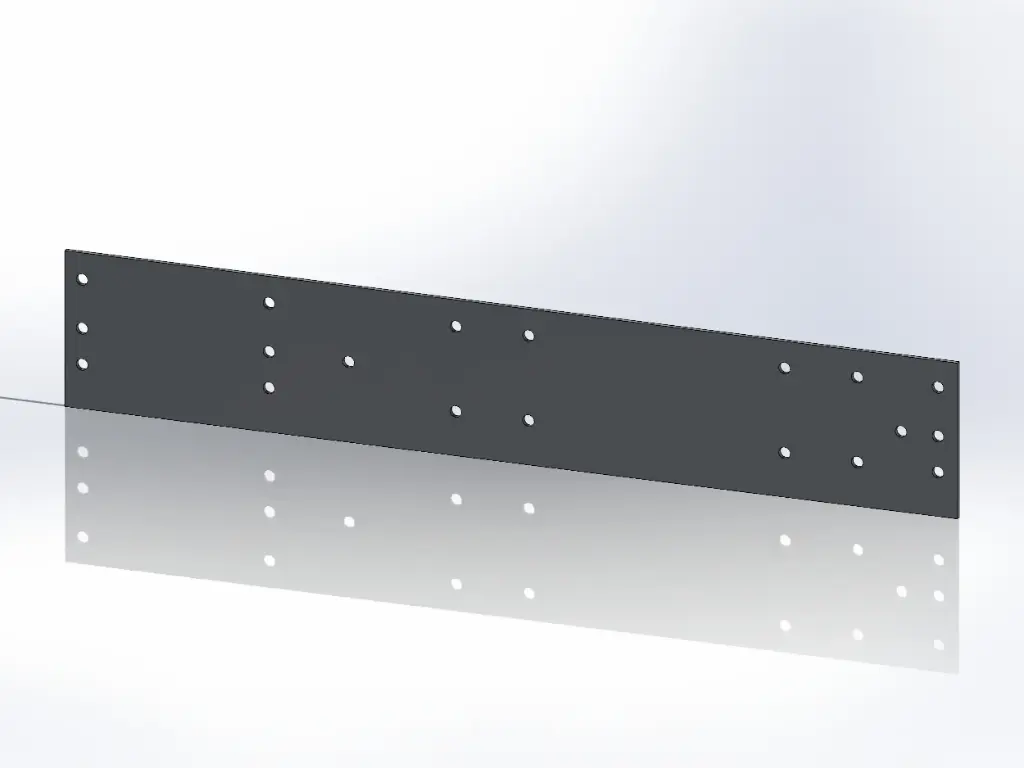 Kenworth Cab Under Door Panels - New Style, 19 Hole Pattern