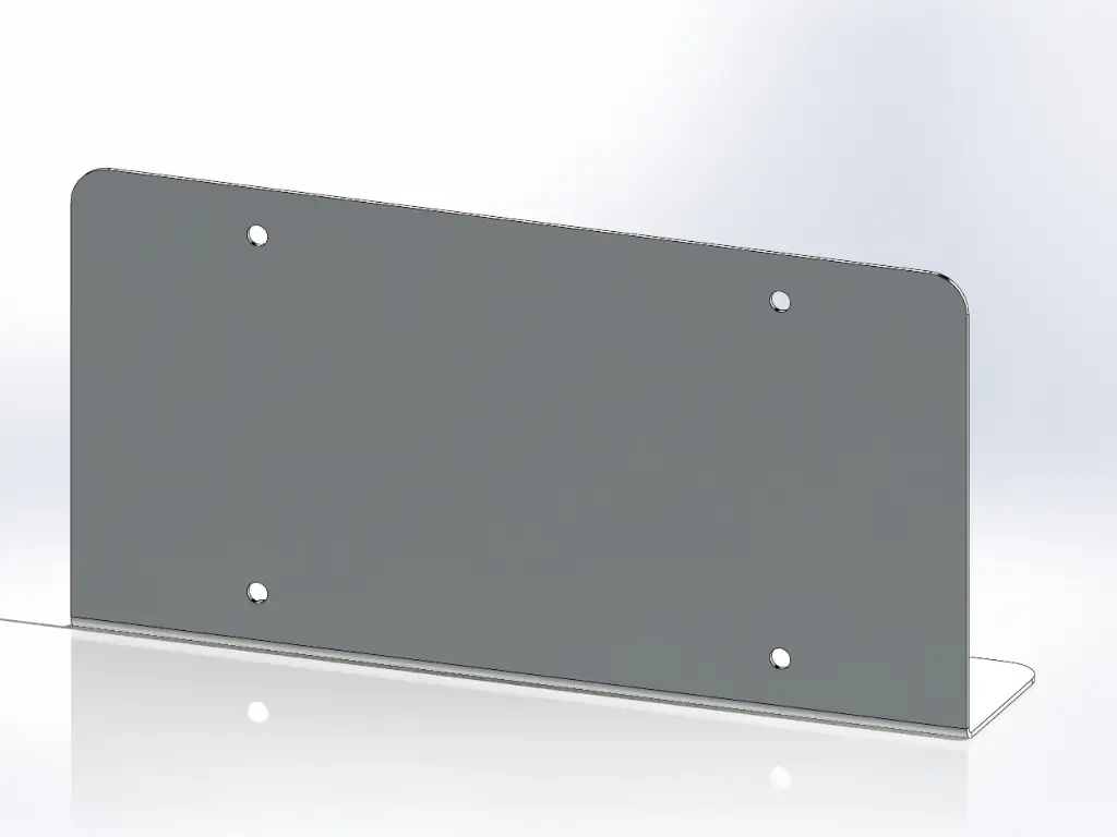 [SLI000294] License Plate Holder - Single