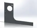 Peterbilt Cab Cowl / Air Cleaner Panels - Cab Mount Mirrors