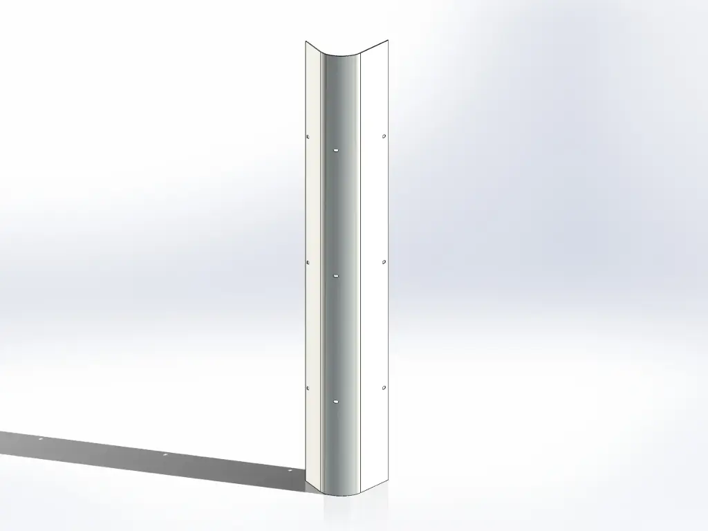 Kenworth Factory Style Heatshields - 71"